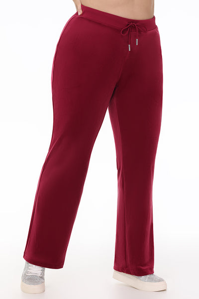 Plus-Size OG Big Bling Velour Track Pants - Juicy Couture