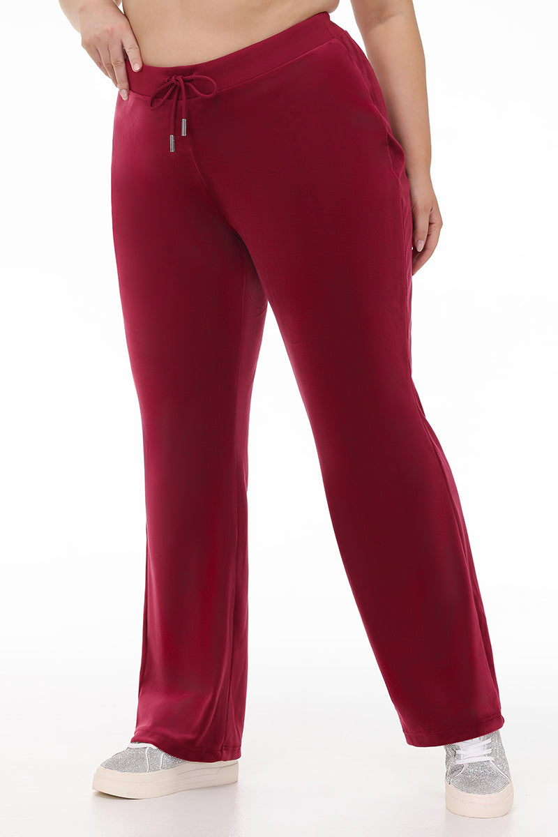 Plus-Size OG Big Bling Velour Track Pants - Juicy Couture