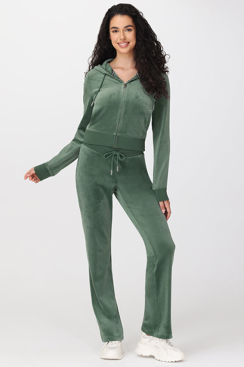 OG Big Bling Velour Track Pants - Juicy Couture