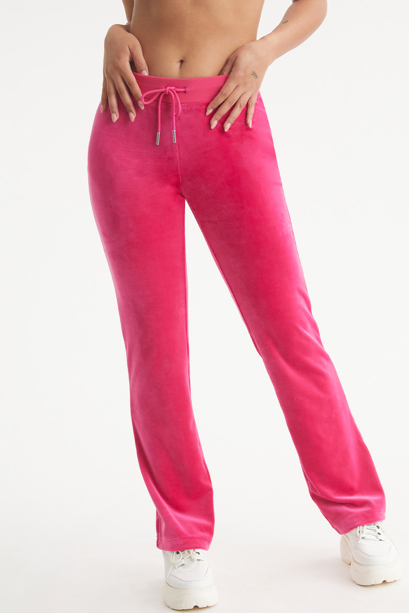 Aquarius Big Bling Velour Track Pants