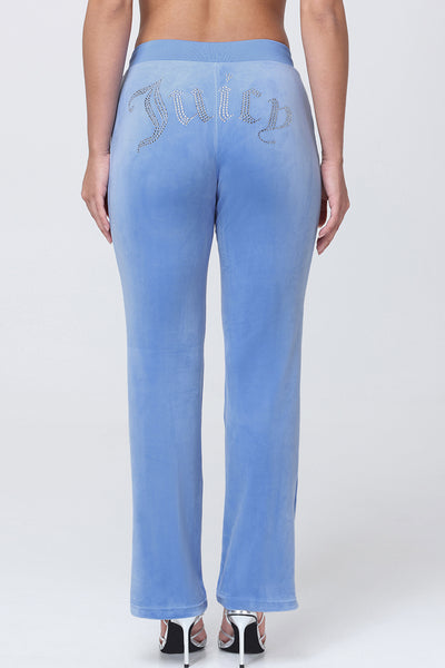OG Big Bling Velour Track Pants - Granada Sky - Vince Camuto