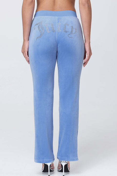 OG Big Bling Velour Track Pants - Granada Sky - Vince Camuto
