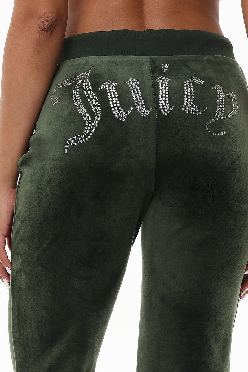 OG Big Bling Velour Track Pants - Juicy Couture