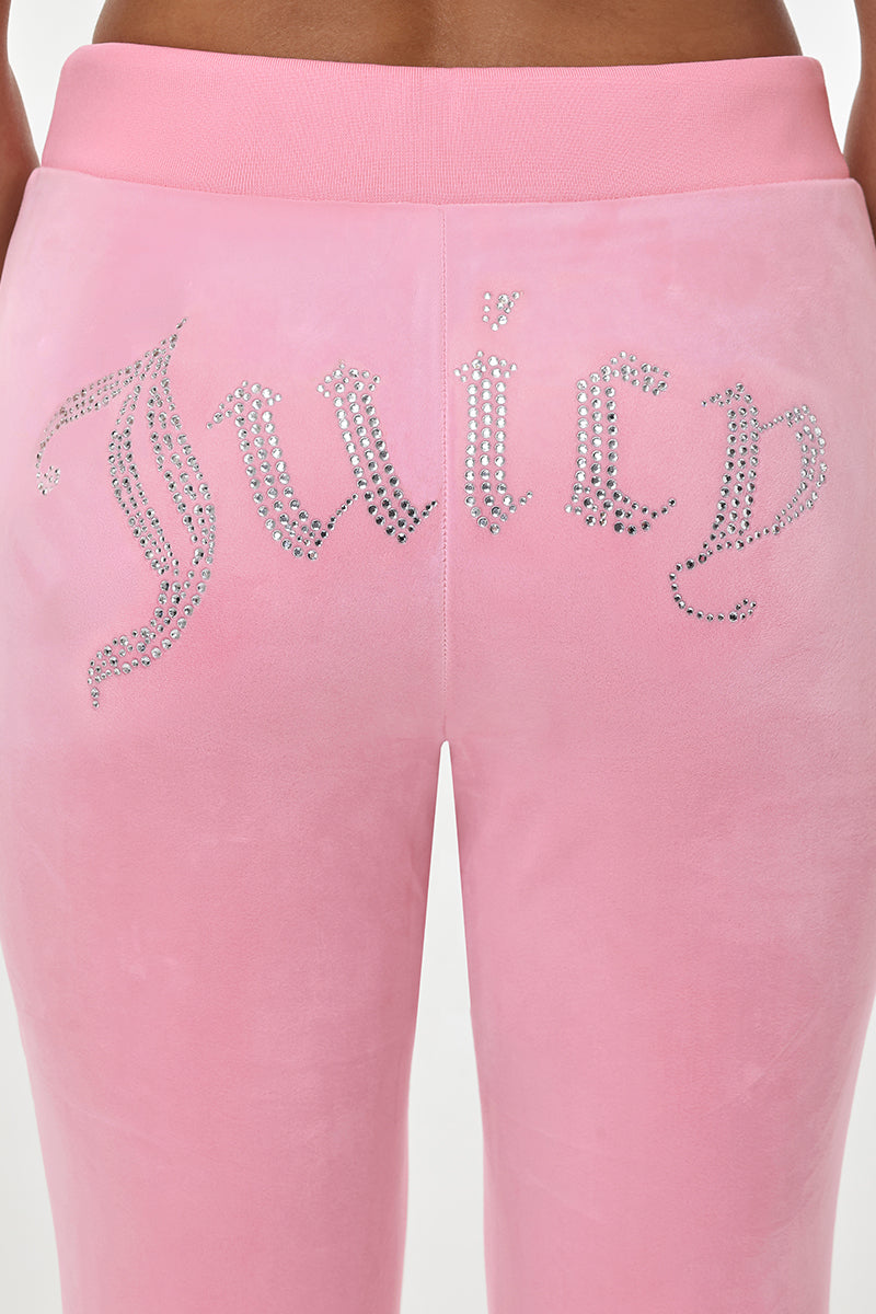 OG Big Bling Velour Track Pants - Juicy Couture