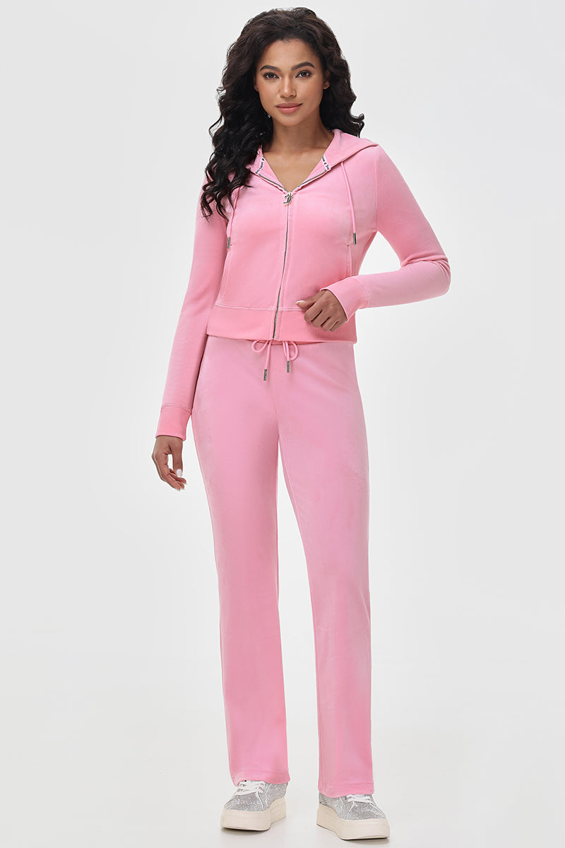 OG Big Bling Velour Track Pants - Juicy Couture