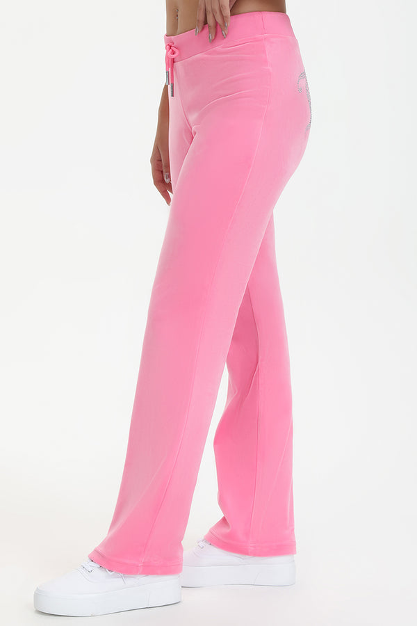 OG Big Bling Velour Track Pants - Juicy Couture