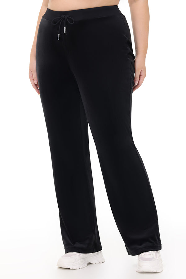 Plus-Size OG Big Bling Velour Track Pants - Juicy Couture