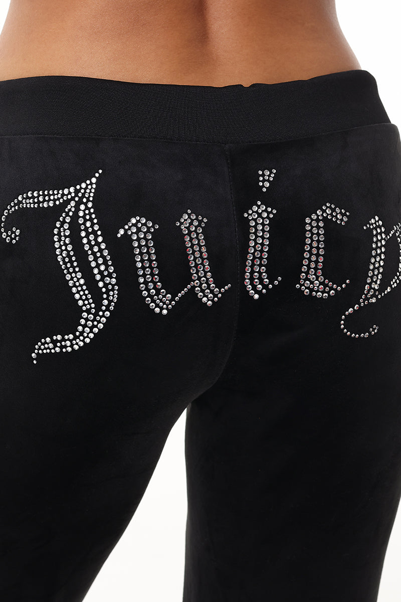 Custom Zodiac OG Big Bling Velour Track Pants