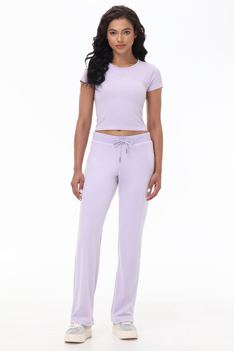 OG Big Bling Velour Track Pants - Juicy Couture