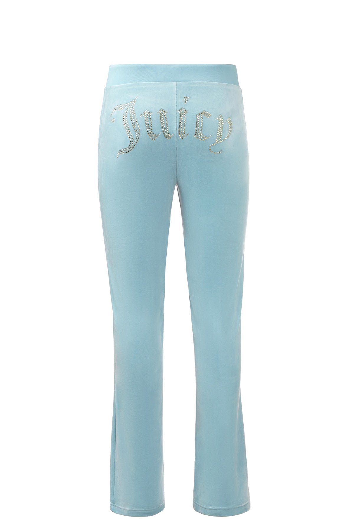 Juicy Couture ジューシークチュール パイル地 パンツ ライトブルー OG Big Bling Velour Track Pants - Juicy Couture