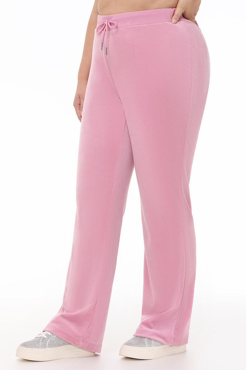 Plus-Size OG Big Bling Velour Track Pants - Juicy Couture