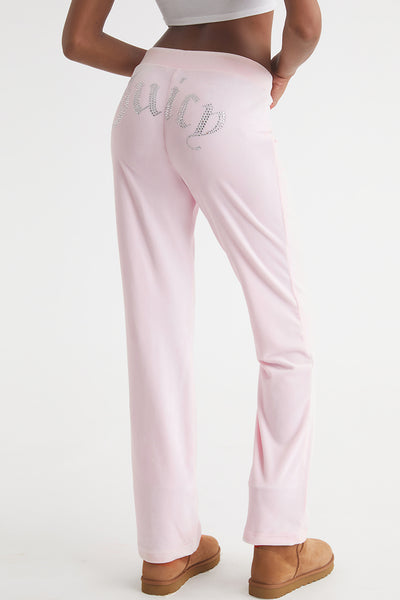 OG Big Bling Velour Track Pants - Juicy Couture