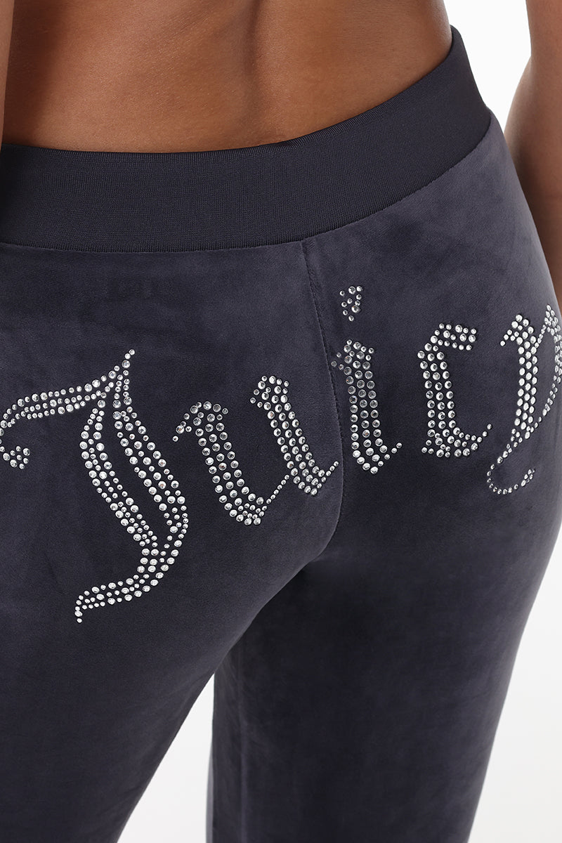 OG Big Bling Velour Track Pants - Juicy Couture