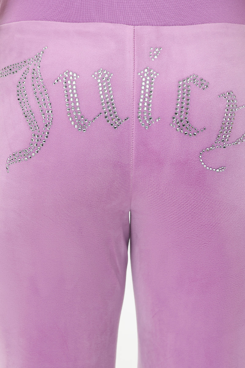 OG Big Bling Velour Track Pants - Juicy Couture