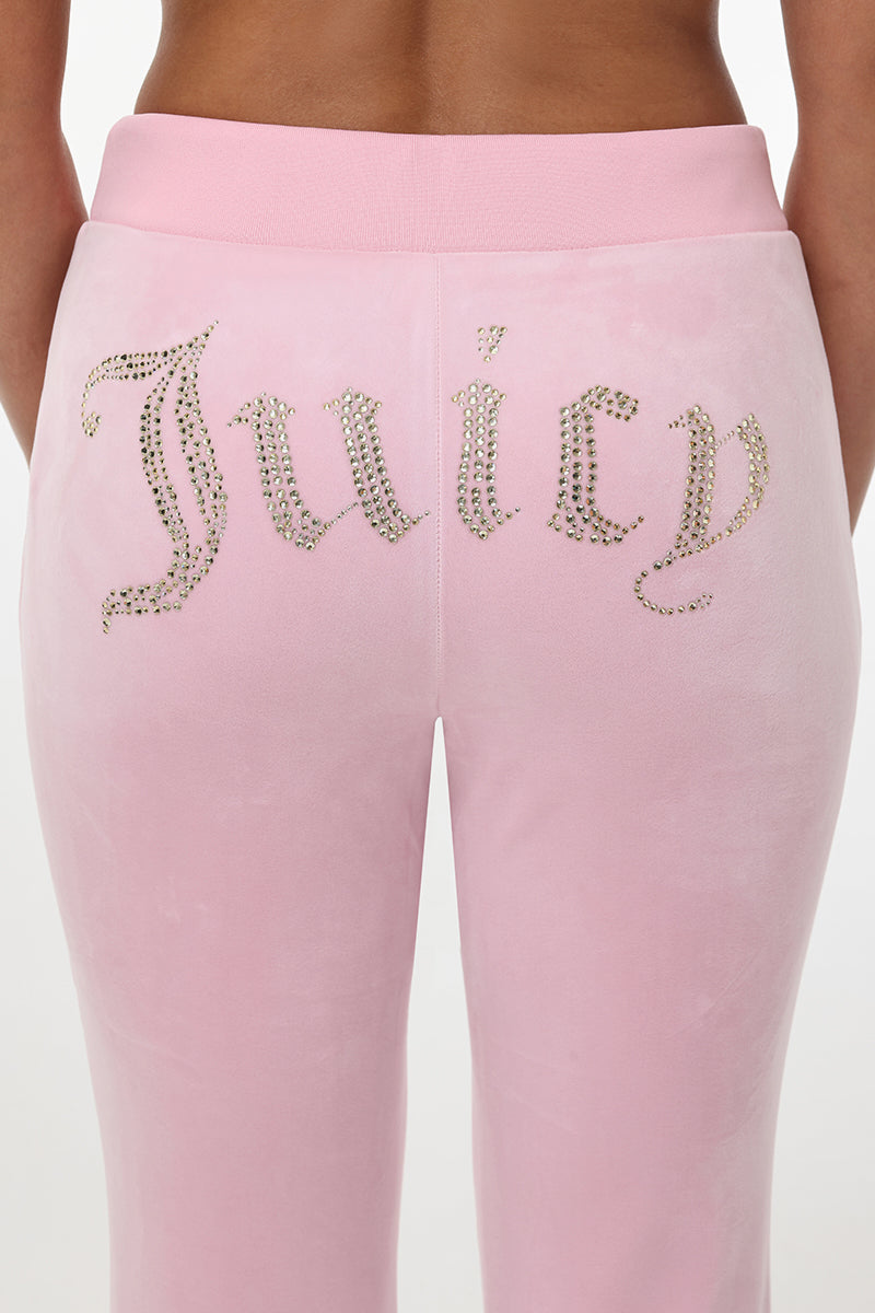 OG Big Bling Velour Track Pants - Juicy Couture