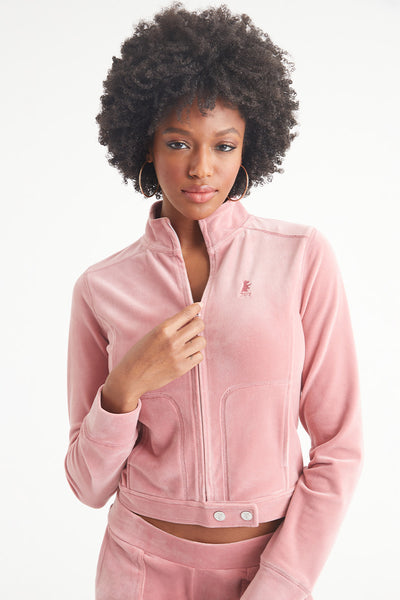 Velour Moto Jacket - Juicy Couture