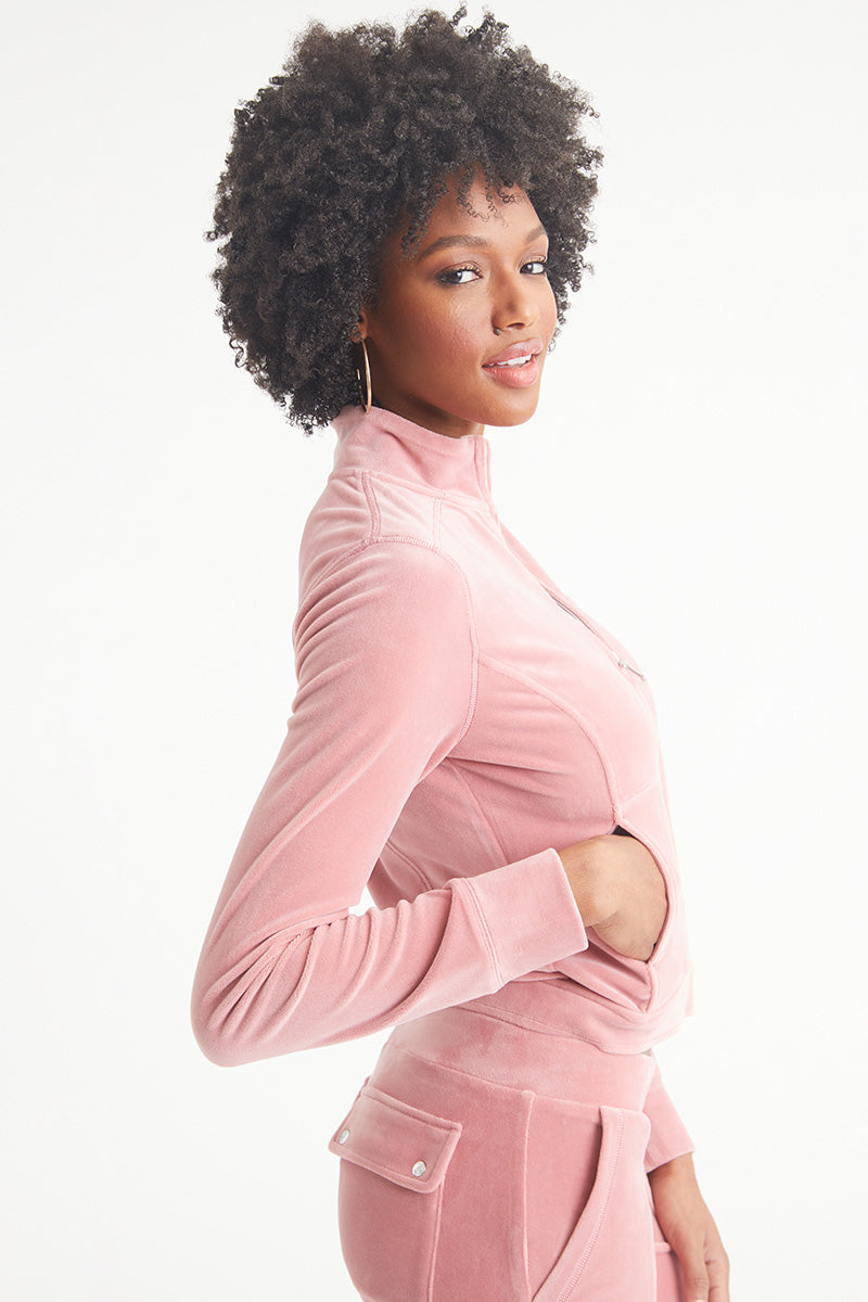 Velour Moto Jacket - Juicy Couture
