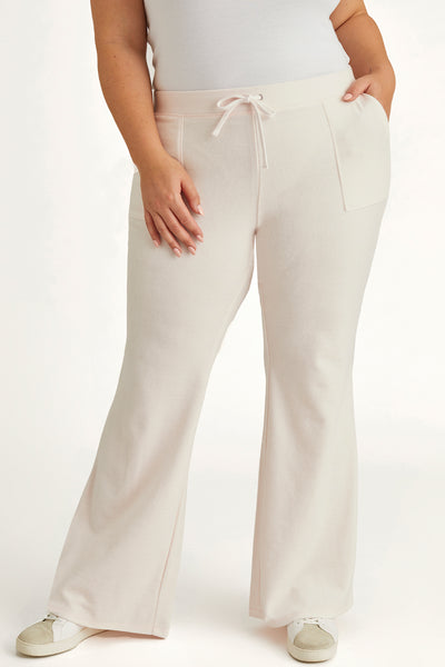 Plus-Size Classic Cotton Velour Snap Pocket Track Pants - Juicy Couture