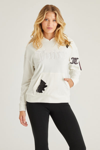 Oversized Patch Hoodie - Juicy Couture