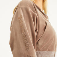 Cropped Jacket with Side Bling - Juicy Couture