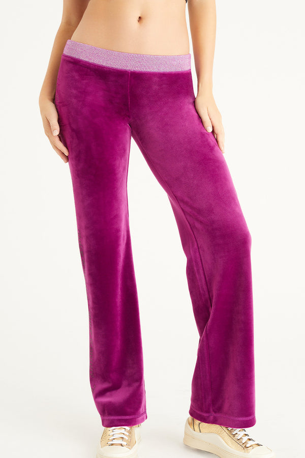 Wide Leg Pants with Side Bling - Juicy Couture