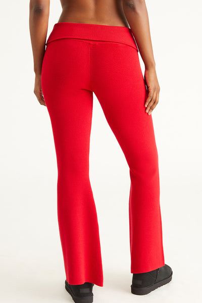 Low Rise Knit Flare Pants - Juicy Couture