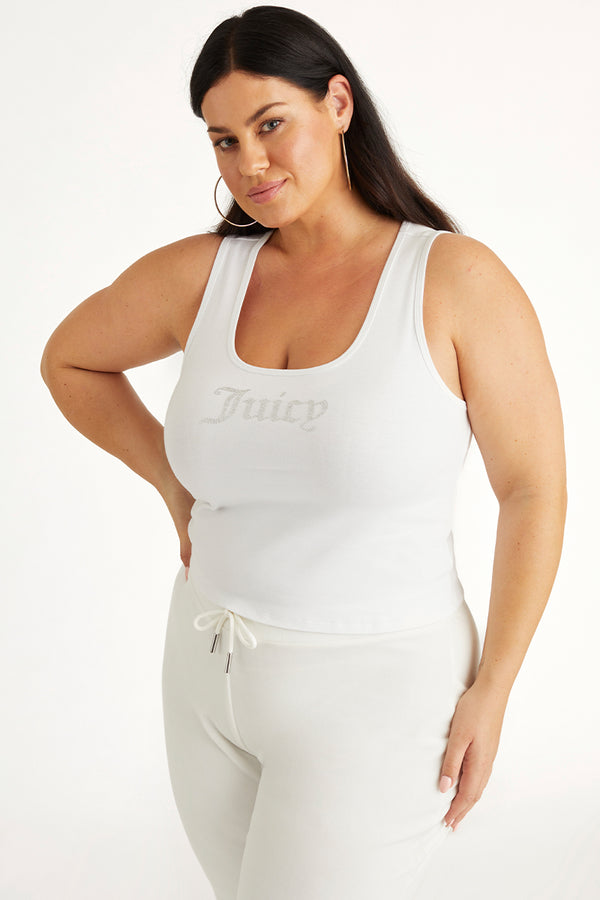 Plus-Size Small Bling Tank Top