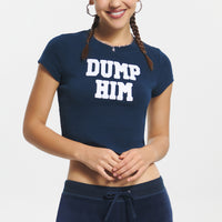 Dump Him Baby Tee - Juicy Couture