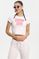 Dump Him Baby Tee - Juicy Couture