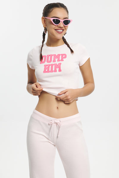 Dump Him Baby Tee - Juicy Couture