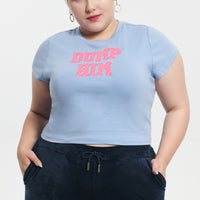 Plus-Size Dump Him Baby Tee - Juicy Couture