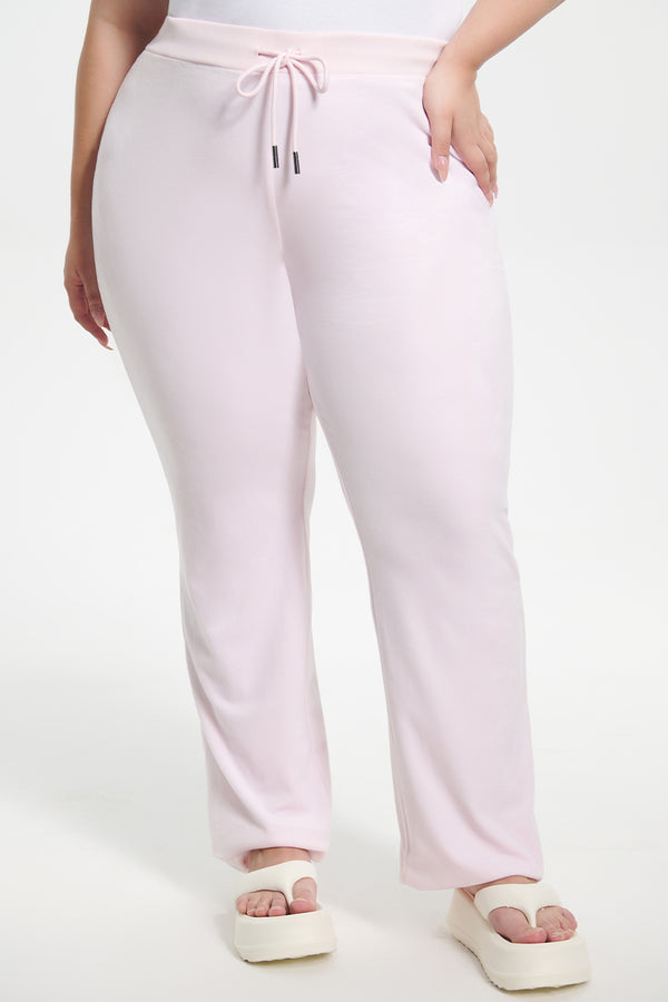 Plus-Size Mixed Jewels Velour Track Pants -Juicy Couture