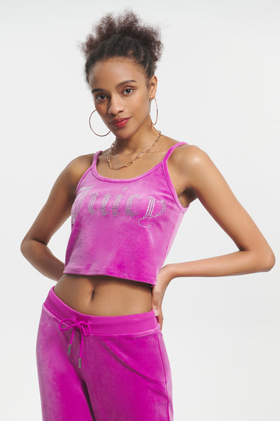 Big Bling Velour Tank Top - Juicy Couture