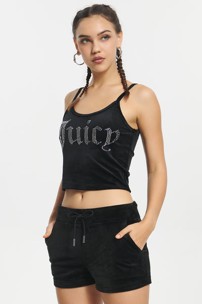 Big Bling Velour Tank Top - Juicy Couture