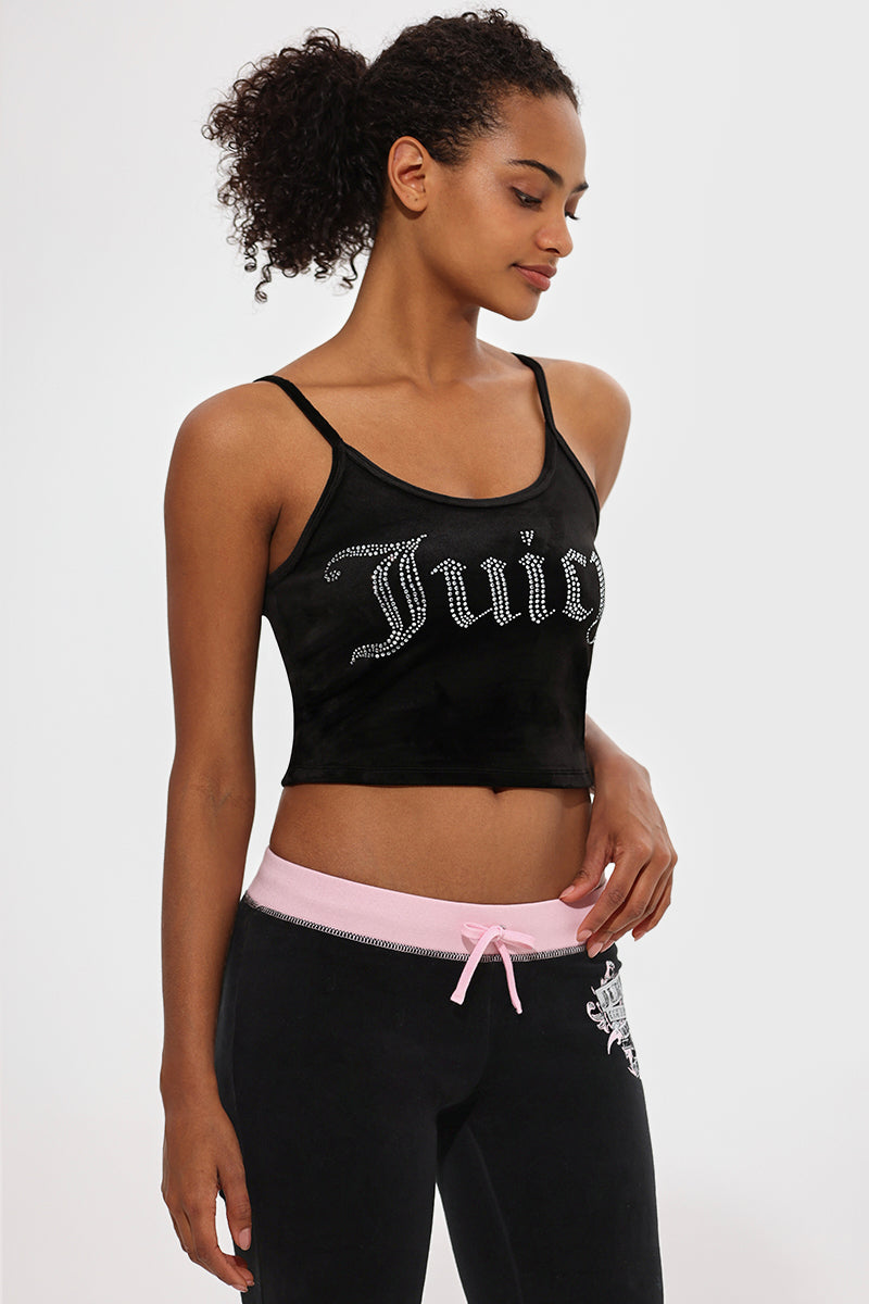 Big Bling Velour Tank Top - Juicy Couture