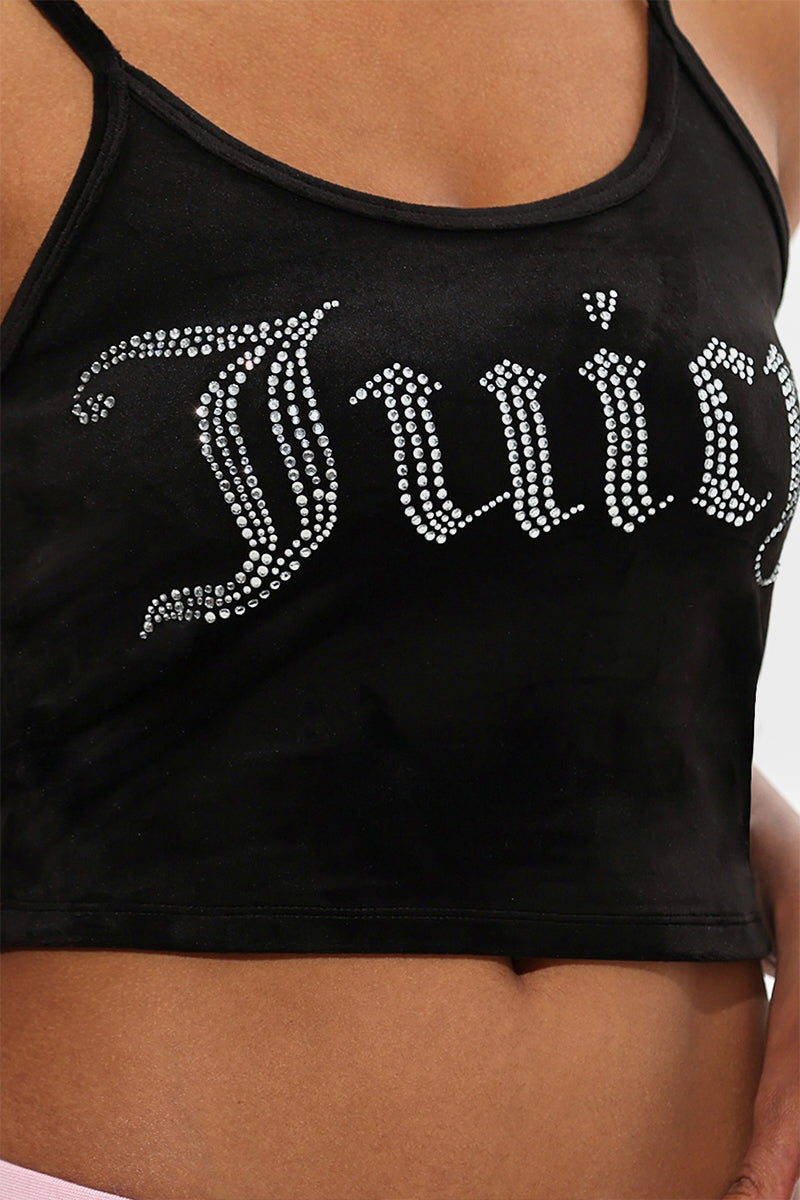 Big Bling Velour Tank Top - Juicy Couture