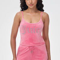 Big Bling Velour Tank Top - Juicy Couture