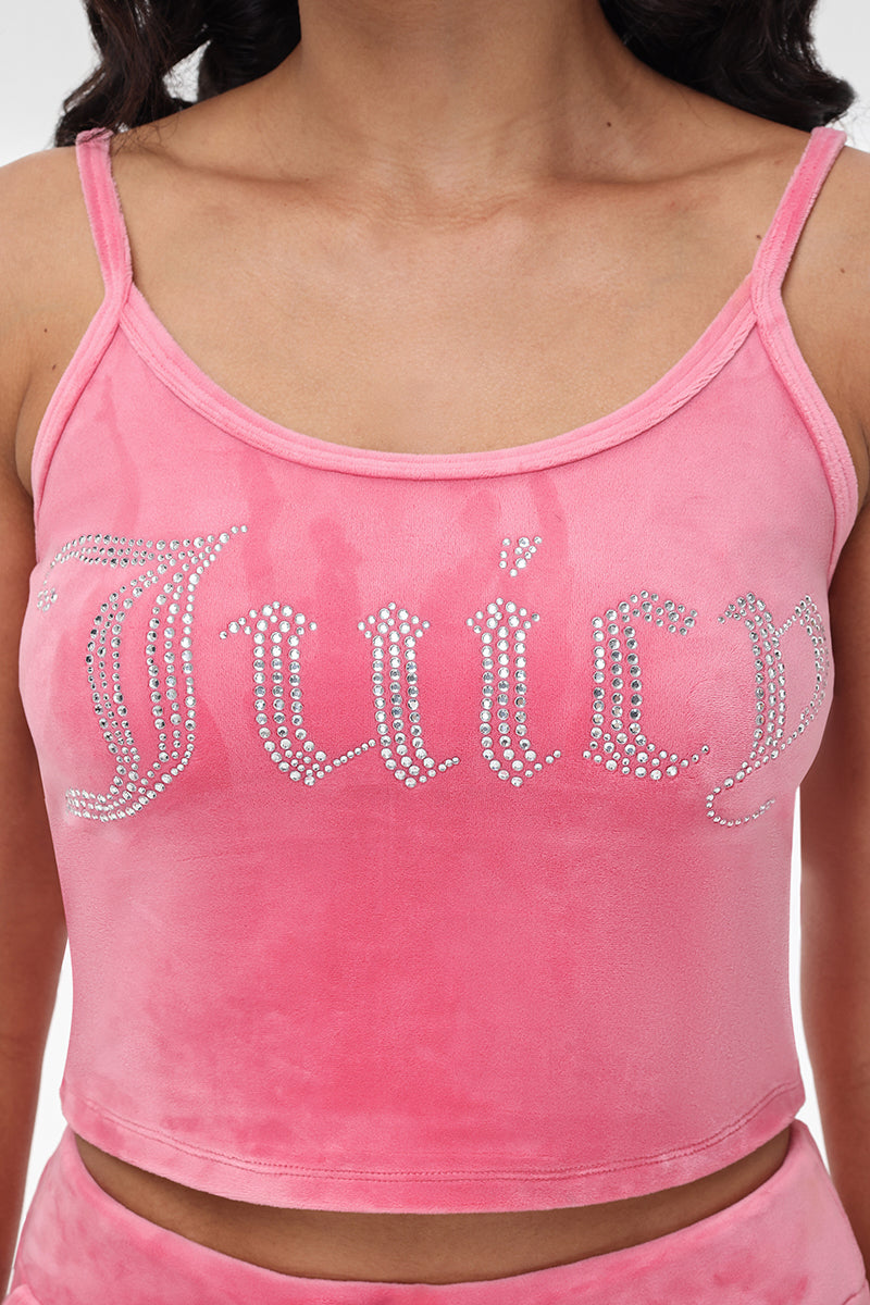 Big Bling Velour Tank Top - Juicy Couture