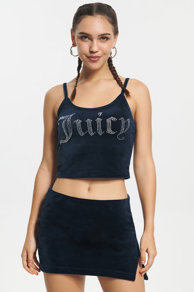 Big Bling Velour Tank Top - Juicy Couture