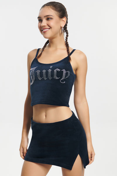 Big Bling Velour Tank Top - Juicy Couture