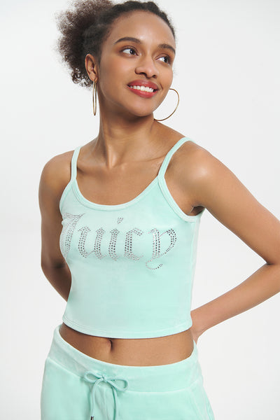 Big Bling Velour Tank Top - Juicy Couture