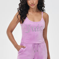 Big Bling Velour Tank Top - Juicy Couture