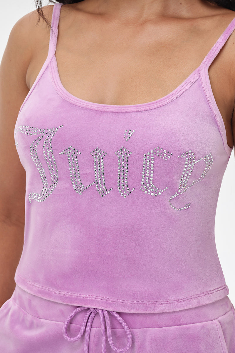 Big Bling Velour Tank Top - Juicy Couture