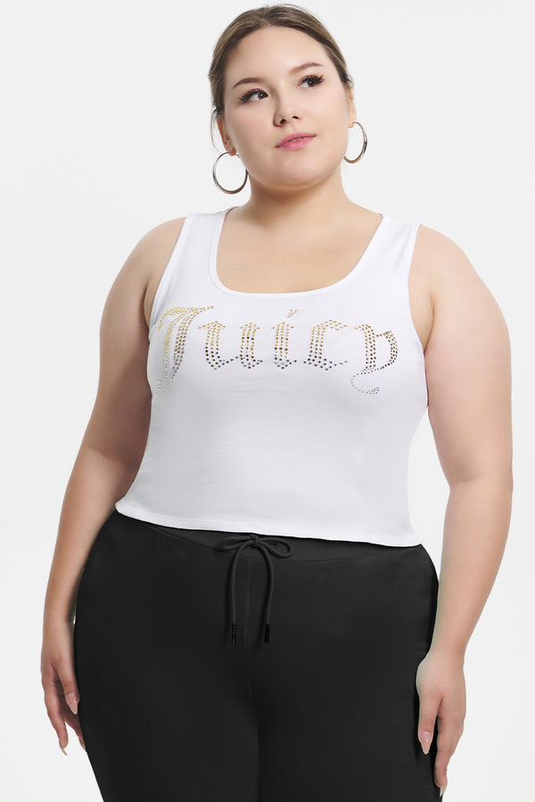 Plus-Size Ombre Bling Tank Top - Juicy Couture