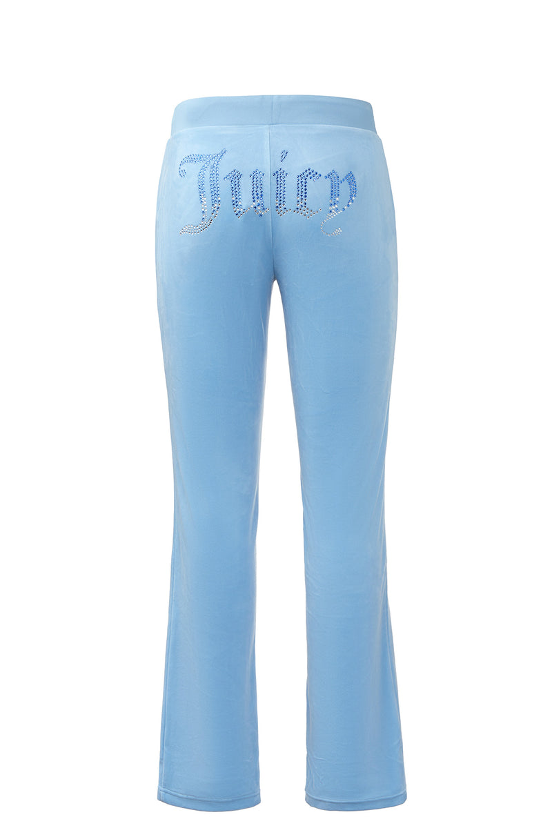 Ombre Big Bling Velour Track Pants