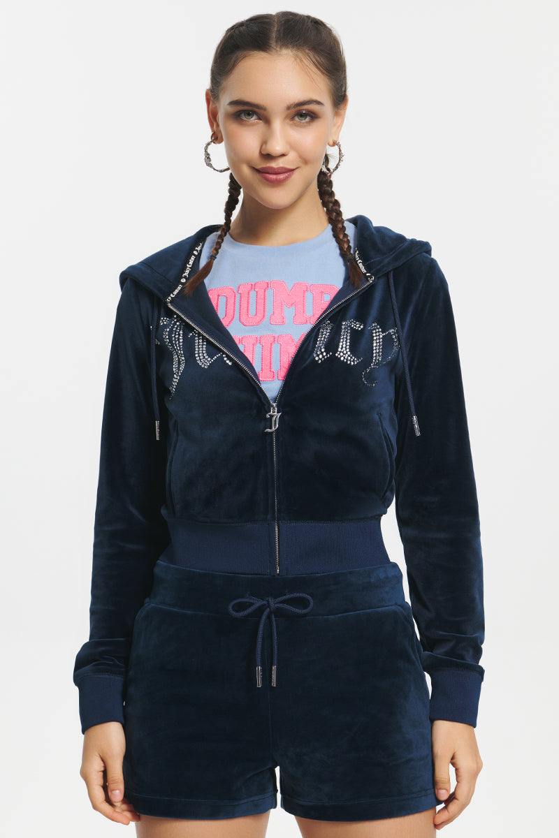 Front Bling Hoodie - Juicy Couture