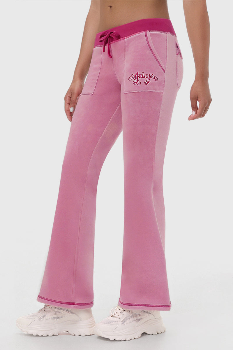 Sweetheart Cotton Velour Track Pants