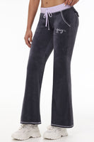 Sweetheart Cotton Velour Track Pants - Juicy Couture