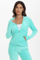 Classic Cotton Velour Hoodie - Juicy Couture