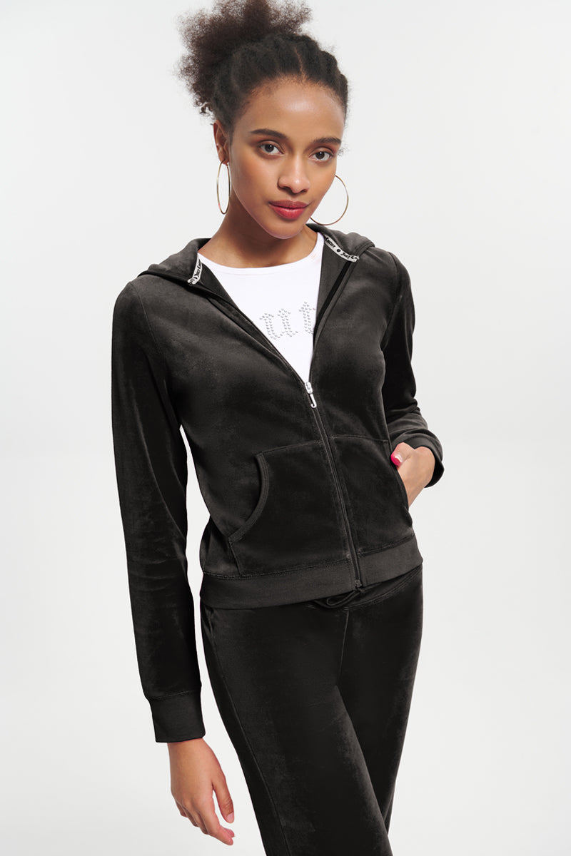 Classic Cotton Velour Hoodie - Juicy Couture